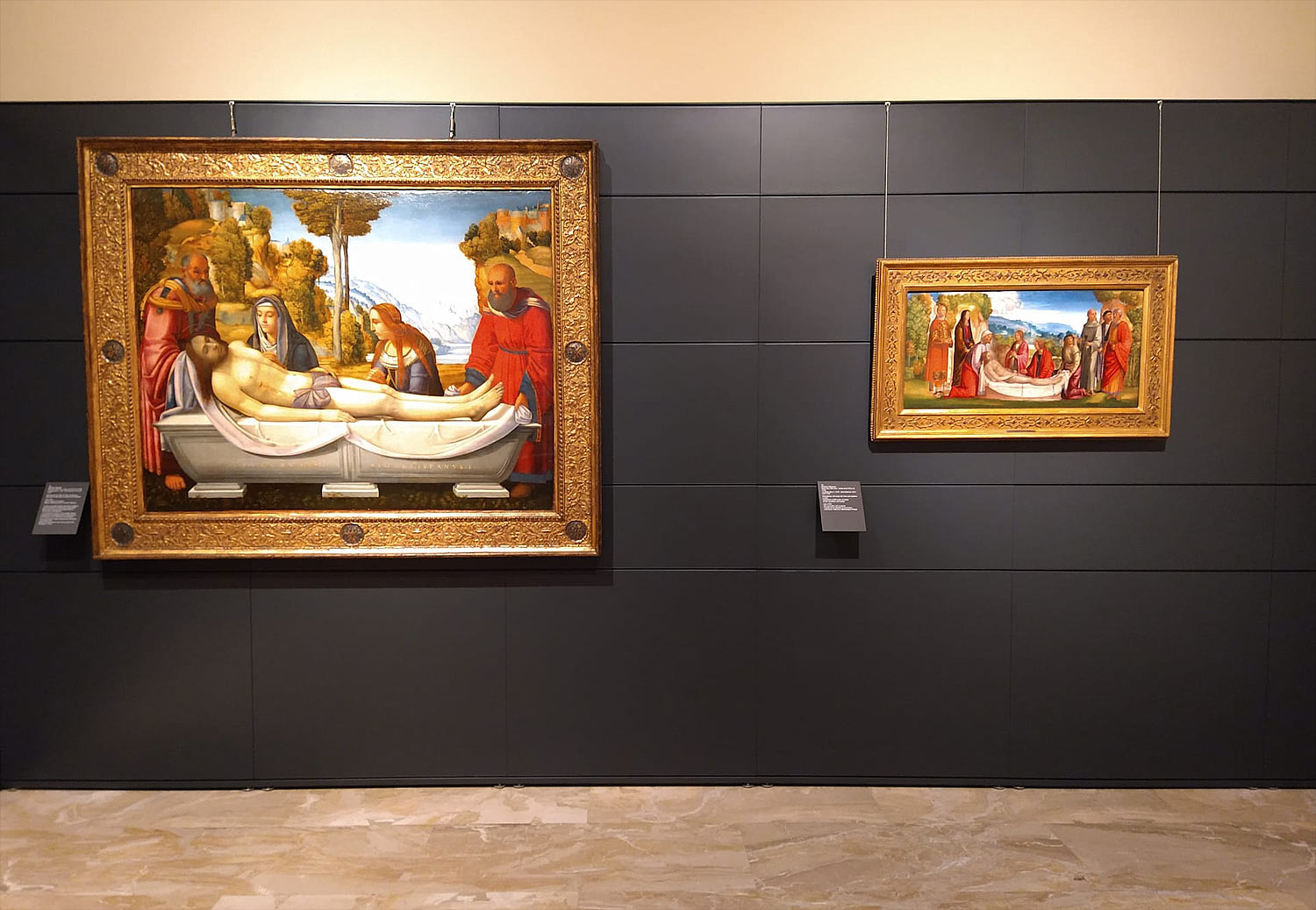 Sala della mostra Giorno per giorno nella pittura. Federico Zeri e Milano
