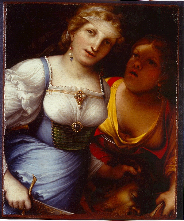 Lorenzo Lotto, Giuditta (1512; olio su tavola, 28 x 23 cm; Roma, Collezione BNL)
