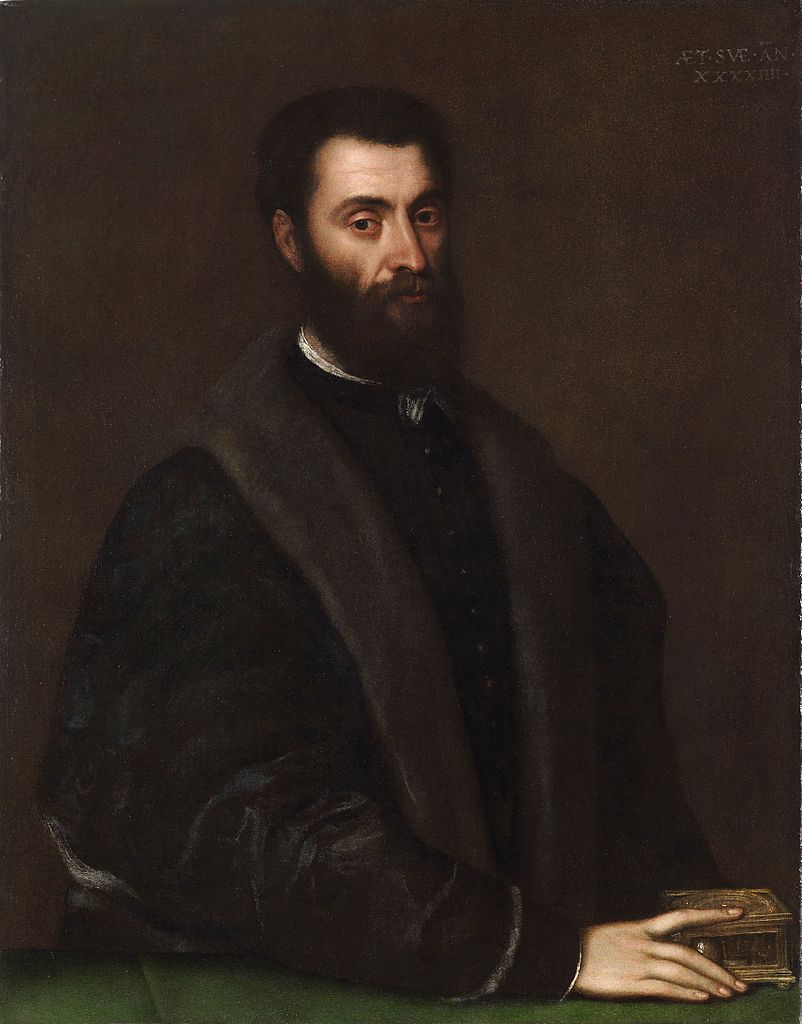 Tiziano (?), Sperone Speroni (1544 circa; olio su tela, 100 x 78,5 cm; Treviso, Musei Civici)
