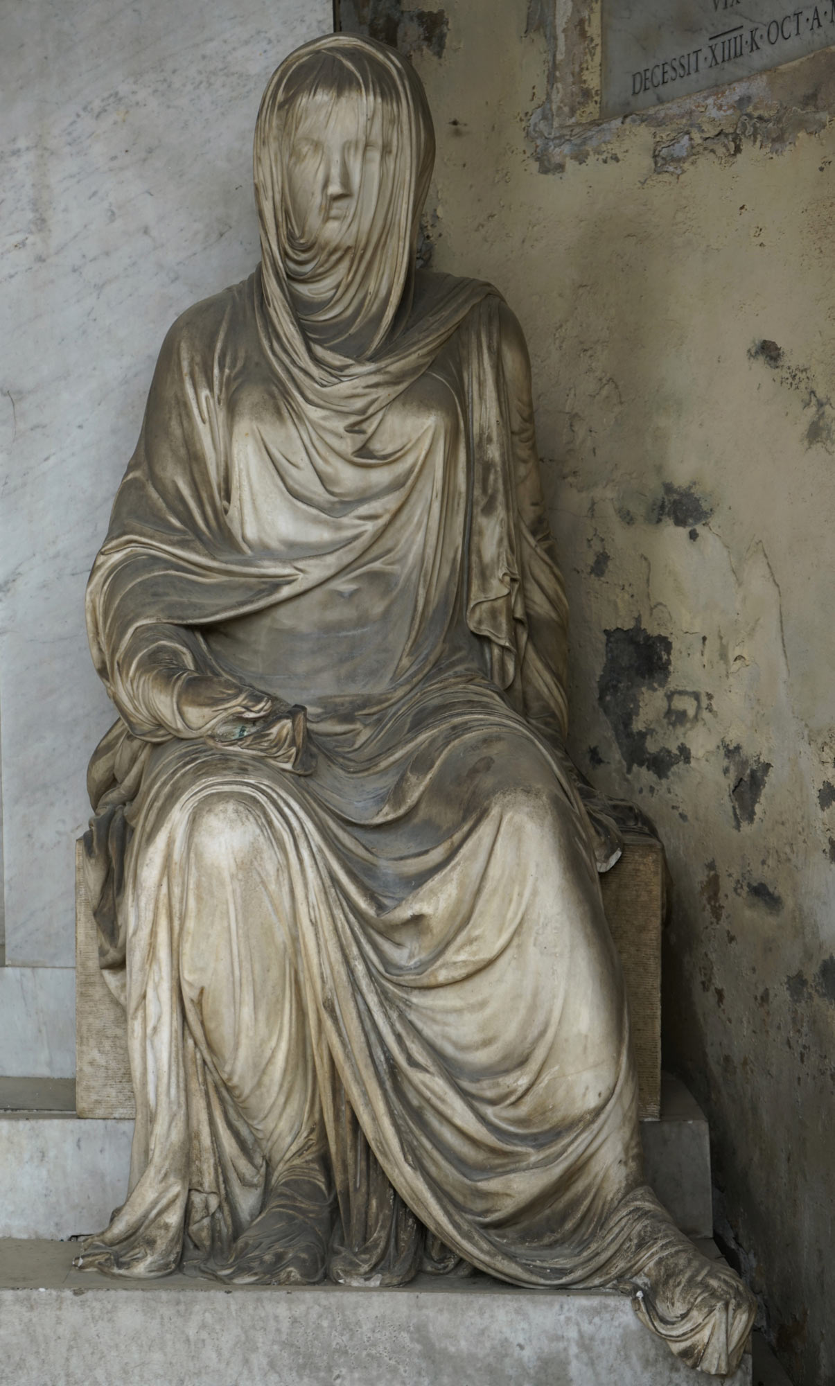Giacomo De Maria, L'Eternità, dalla tomba Caprara (1817-1819; Bologna, Cimitero della Certosa)
