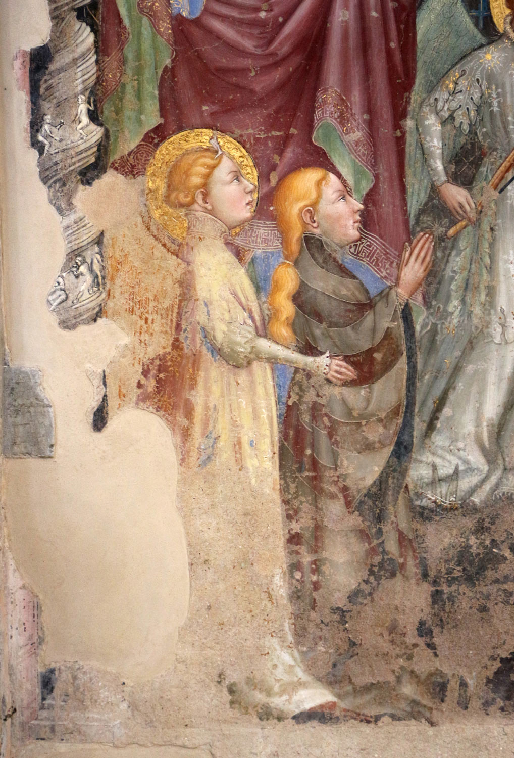 Ottaviano Nelli, Madonna del Belvedere, dettaglio
