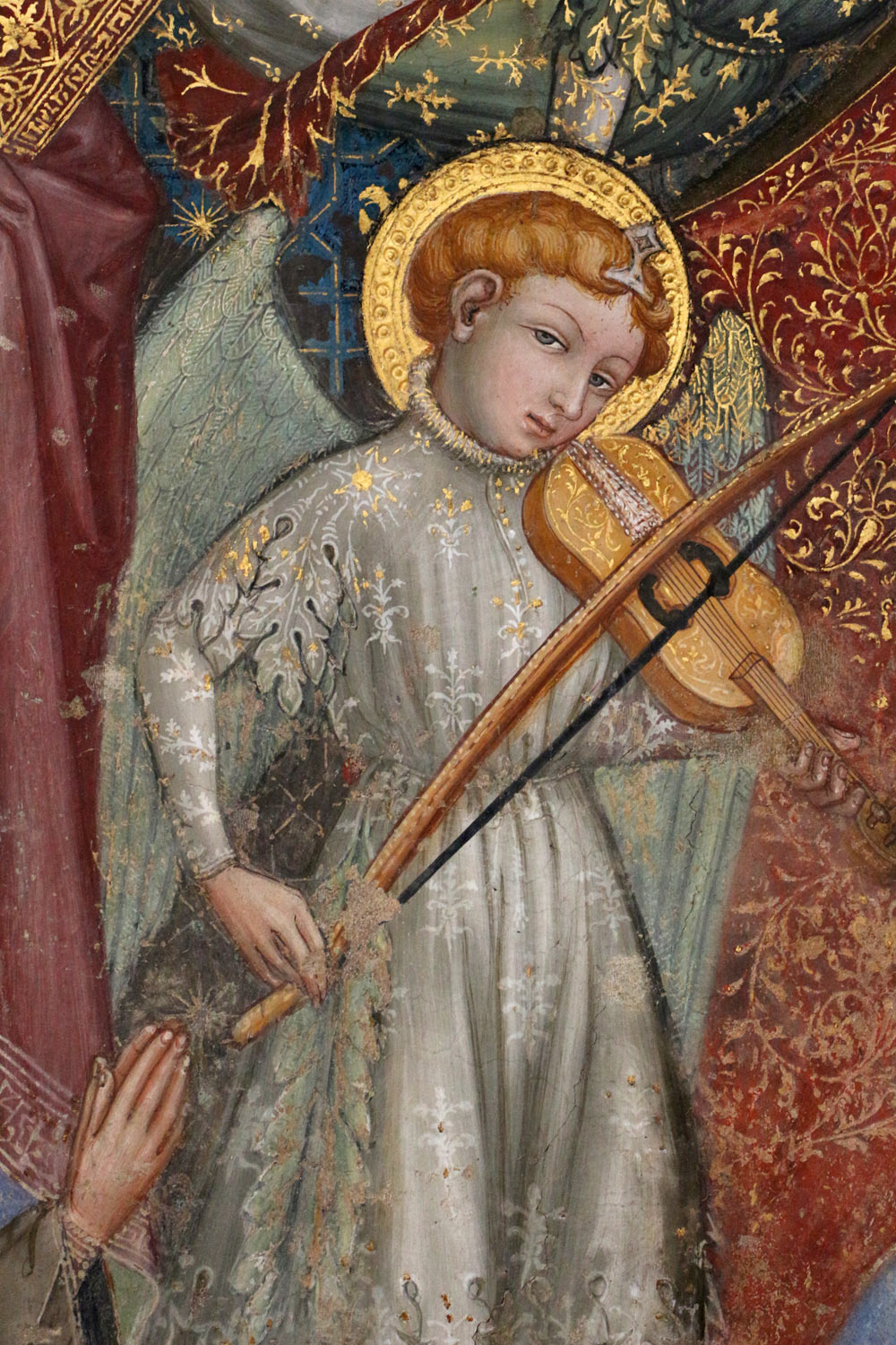 Ottaviano Nelli, Madonna del Belvedere, dettaglio
