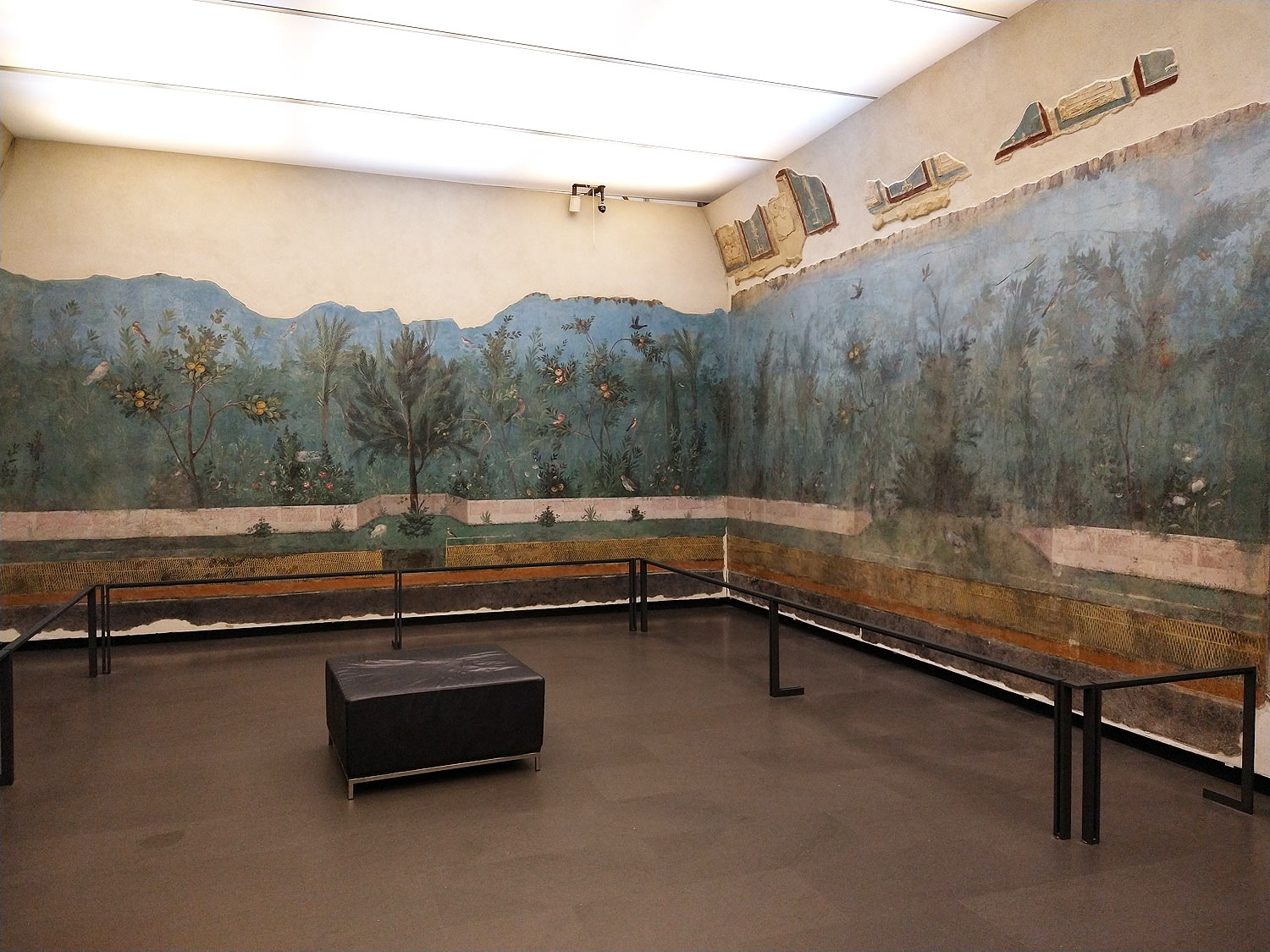 Il viridarium di Livia al Museo Nazionale Romano di Roma

