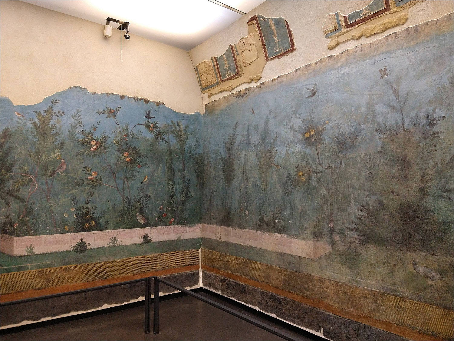 Il viridarium di Livia al Museo Nazionale Romano di Roma
