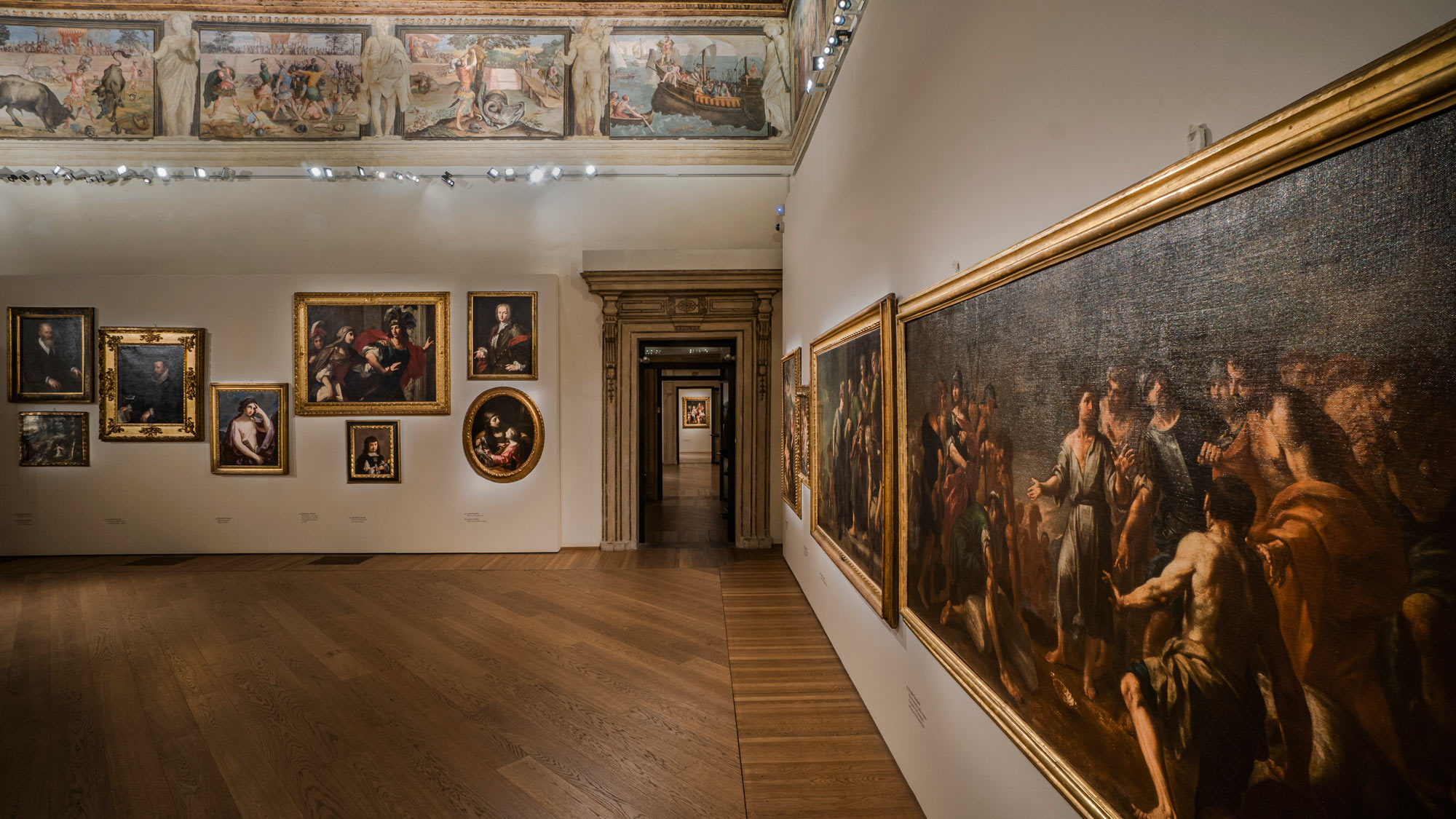 Sala della mostra La Quadreria del Castello
