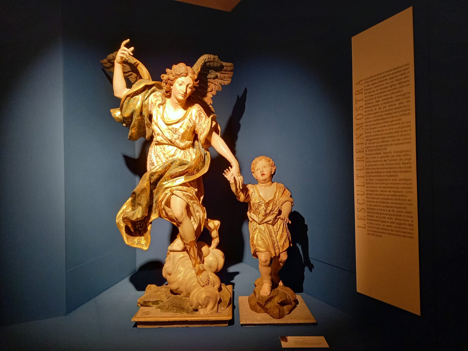 Allestimenti della mostra Onde barocche
