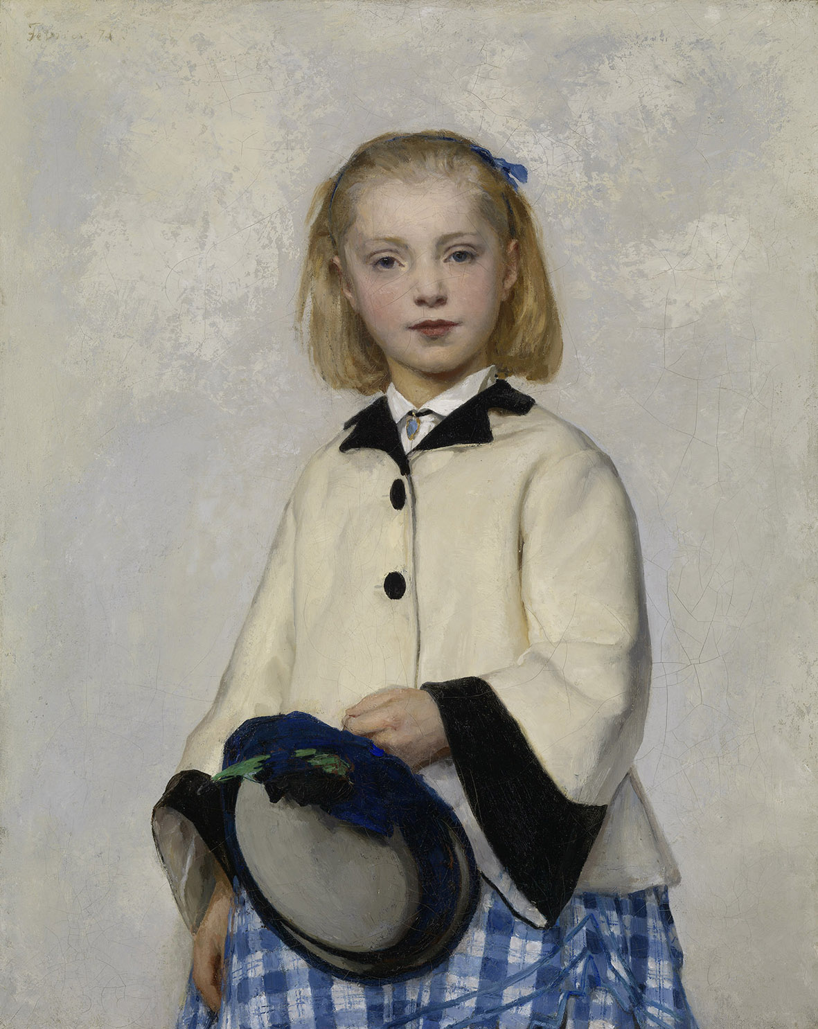 Albert Anker, Louise, la figlia dell'artista (1874; olio su tela, 80,5 x 65 cm; Winterthur, Kunst Museum Winterthur, Fondazione Oskar Reinhart). © SIK-ISEA, Zurigo (Philipp Hitz)
