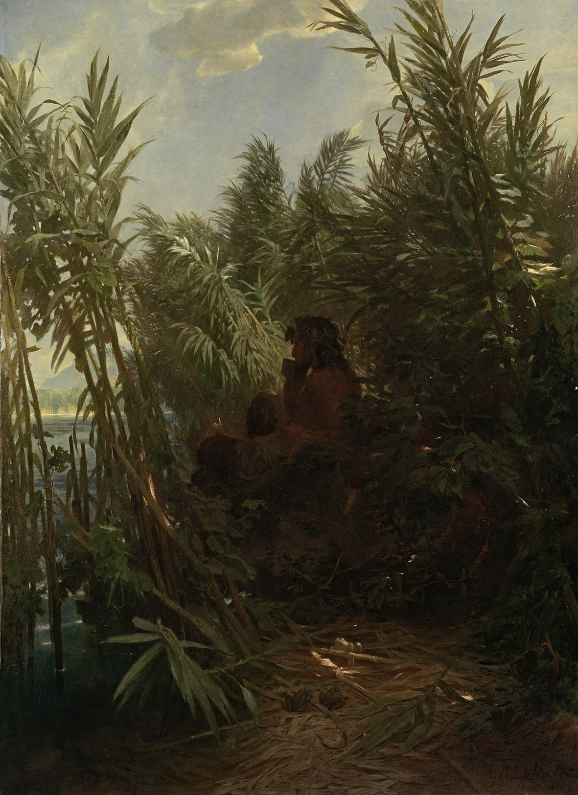 Arnold Böcklin, Pan nel canneto (1856-1857; olio su tela, 138 x 99,5 cm; Winterthur, Kunst Museum Winterthur, Fondazione Oskar Reinhart). © SIK-ISEA, Zurigo (Philipp Hitz) 
