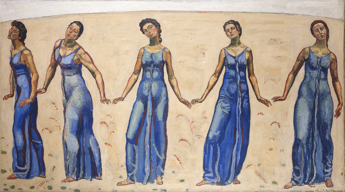 Ferdinand Hodler Sguardo nell'infinito (1913-1914; olio su tela, 138 x 245 cm; Winterthur, Kunst Museum Winterthur) © SIK-ISEA, Zurigo (Jean-Pierre Kuhn)
