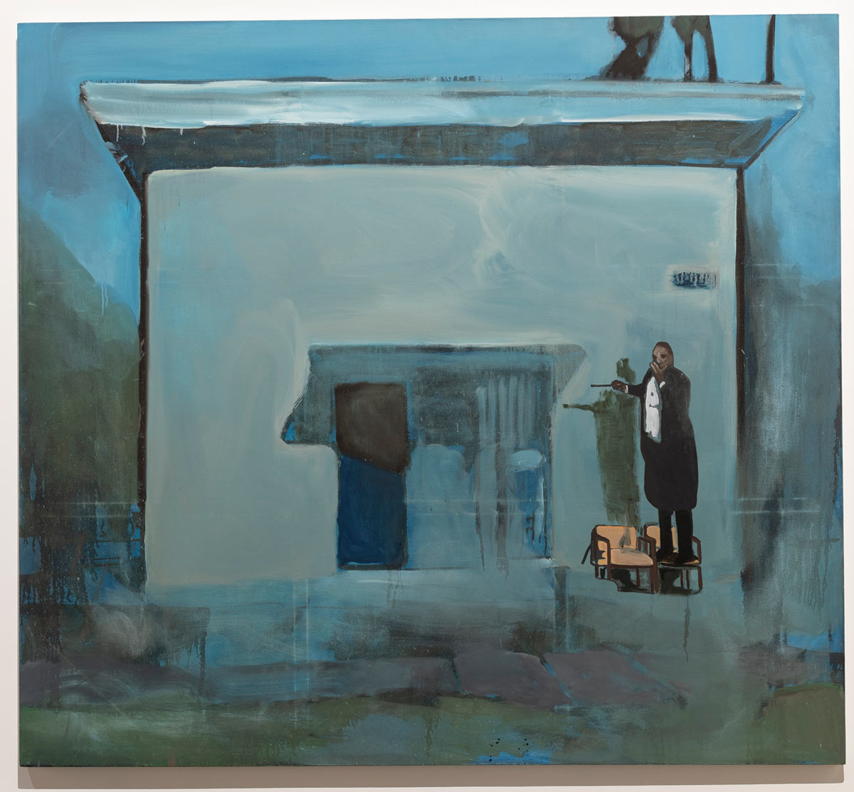 Noah Davis, The Conductor (2014; olio su tela, 175,3 x 193 cm)
