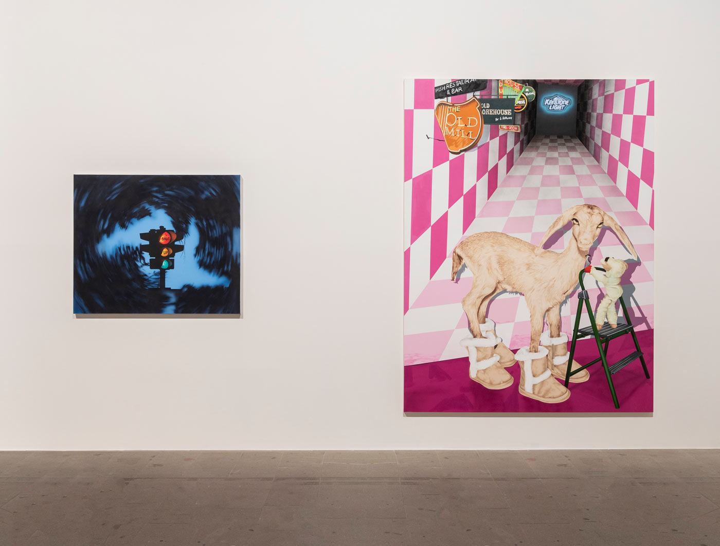 Opere di Jamian Juliano-Villani. Foto di Roberto Marossi
