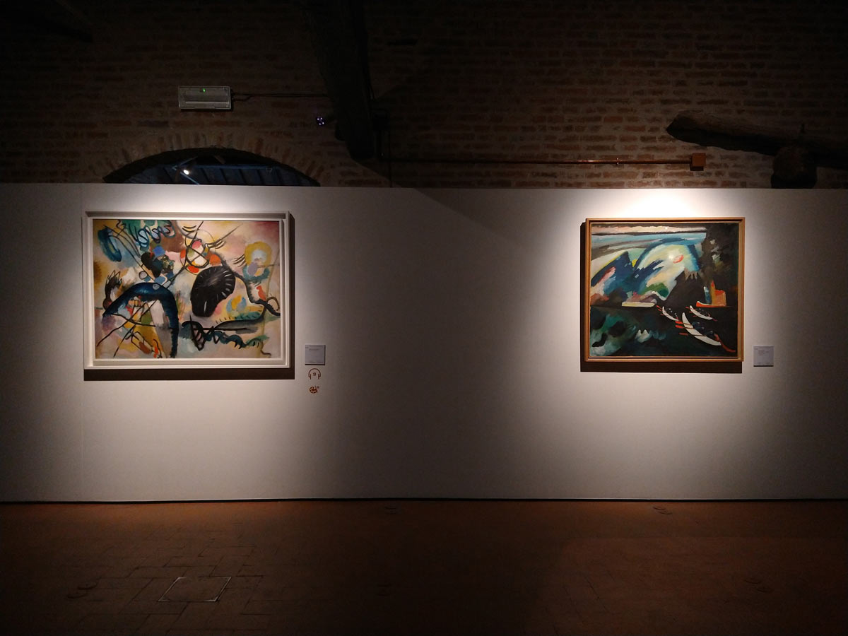 Sala della mostra Kandinskij. L'opera 1900-1940 a Rovigo, Palazzo Roverella
