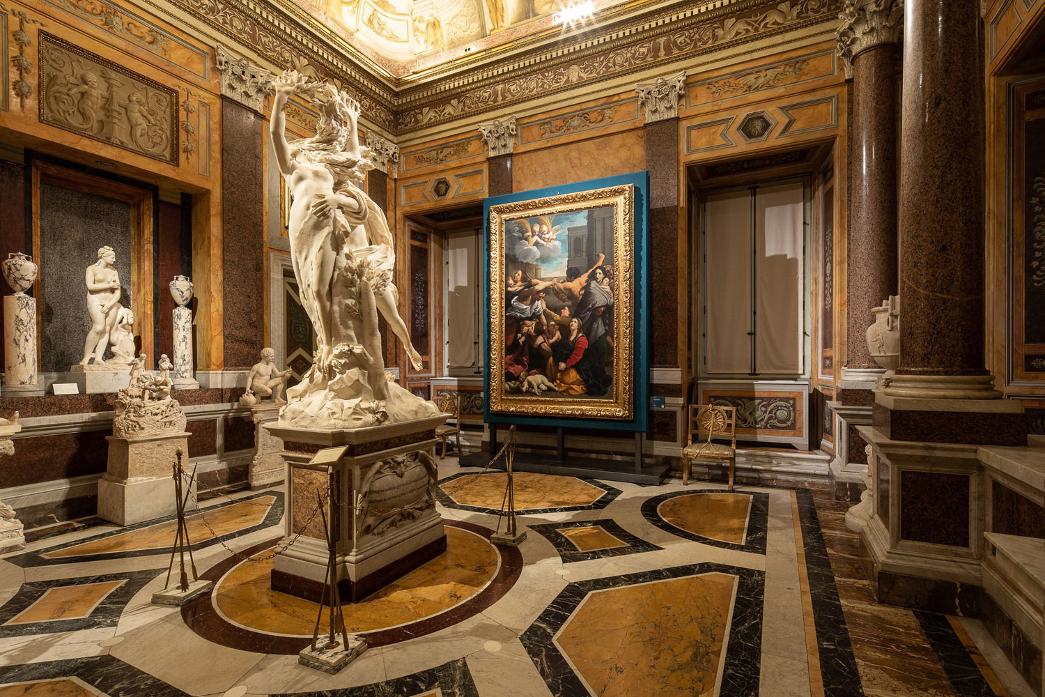 Allestimenti della mostra Guido Reni. Il sacro e la natura alla Galleria Borghese 
