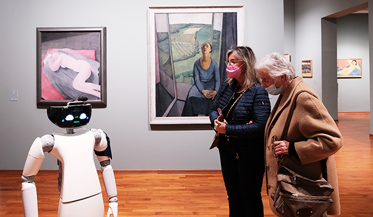 Visita guidata con il robot R1
