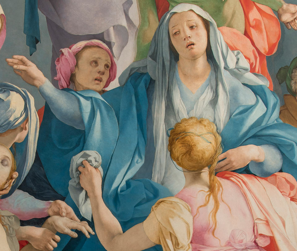 Pontormo, Deposizione, dettaglio
