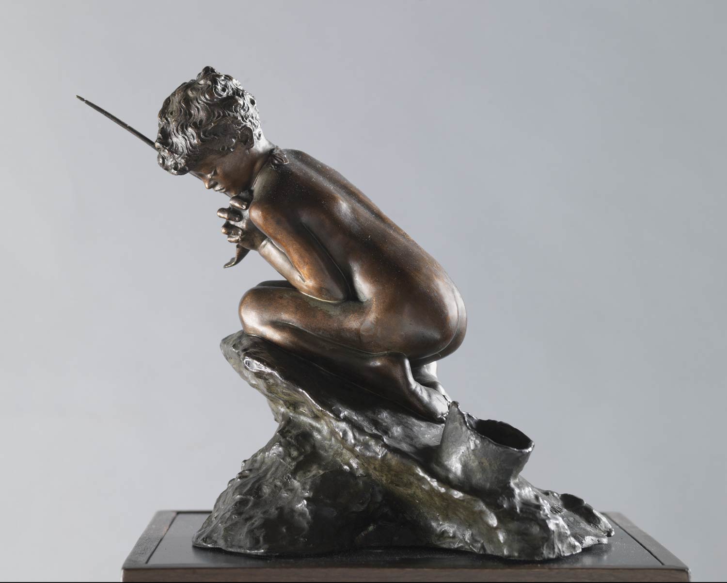 Vincenzo Gemito, Pescaturiello (1876; bronzo; Napoli, Gallerie d'Italia, Collezione Intesa Sanpaolo)
