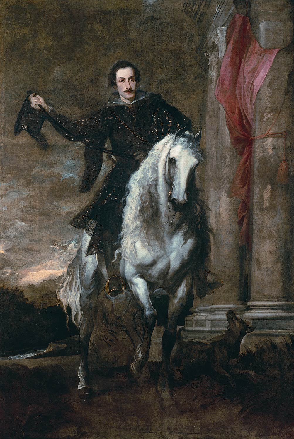 Antoon van Dyck, Anton Giulio Brignole Sale (1627; olio su tela, 292 x 109 cm; Genova, Musei di Strada Nuova - Palazzo Rosso)
 Antoon van Dyck, Anton Giulio Brignole Sale (1627; olio su tela, 292 x 109 cm; Genova, Musei di Strada Nuova - Palazzo Rosso)