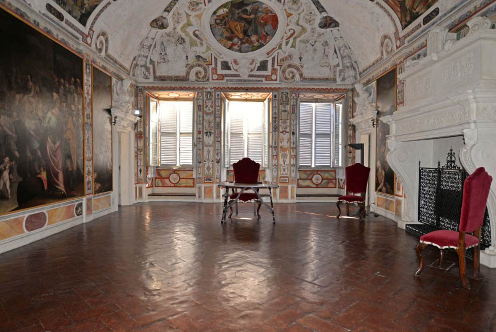 Palazzo Chigi Piccolomini alla Postierla. Foto Direzione Regionale Musei Toscana
