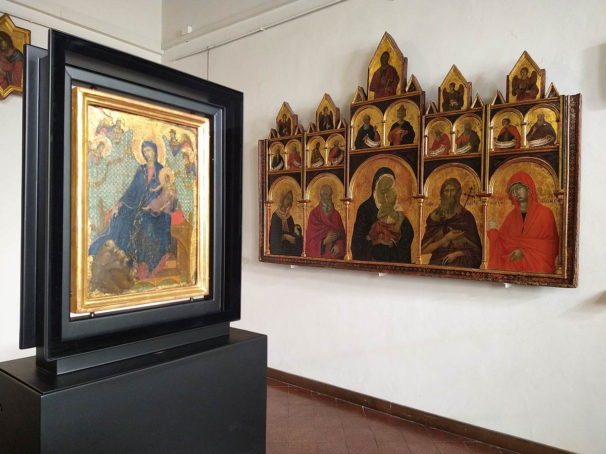 Sala della Pinacoteca Nazionale di Siena
