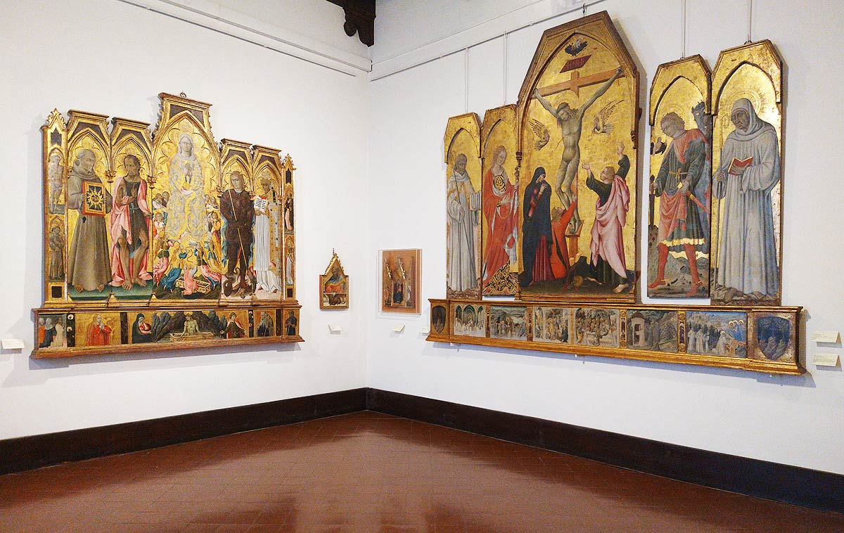 Sala della Pinacoteca Nazionale di Siena
