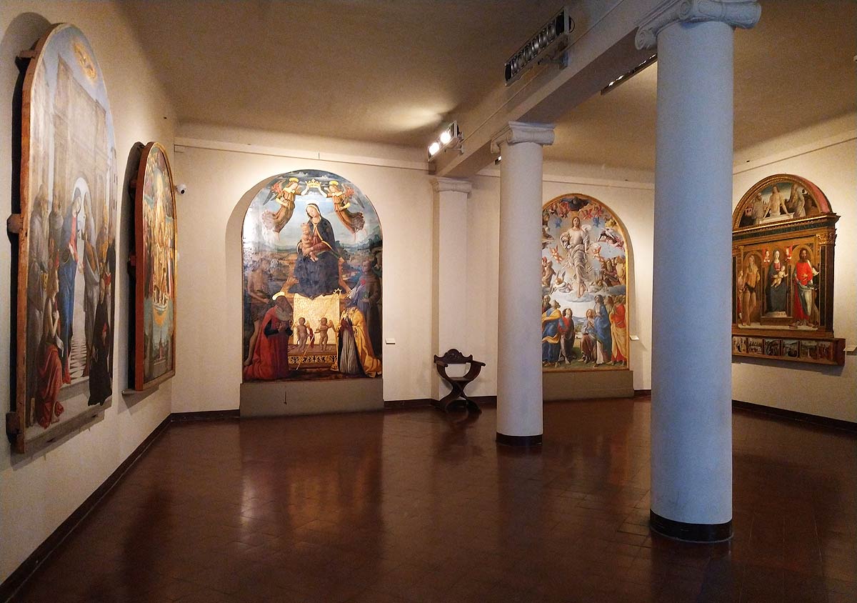 Sala della Pinacoteca Nazionale di Siena
