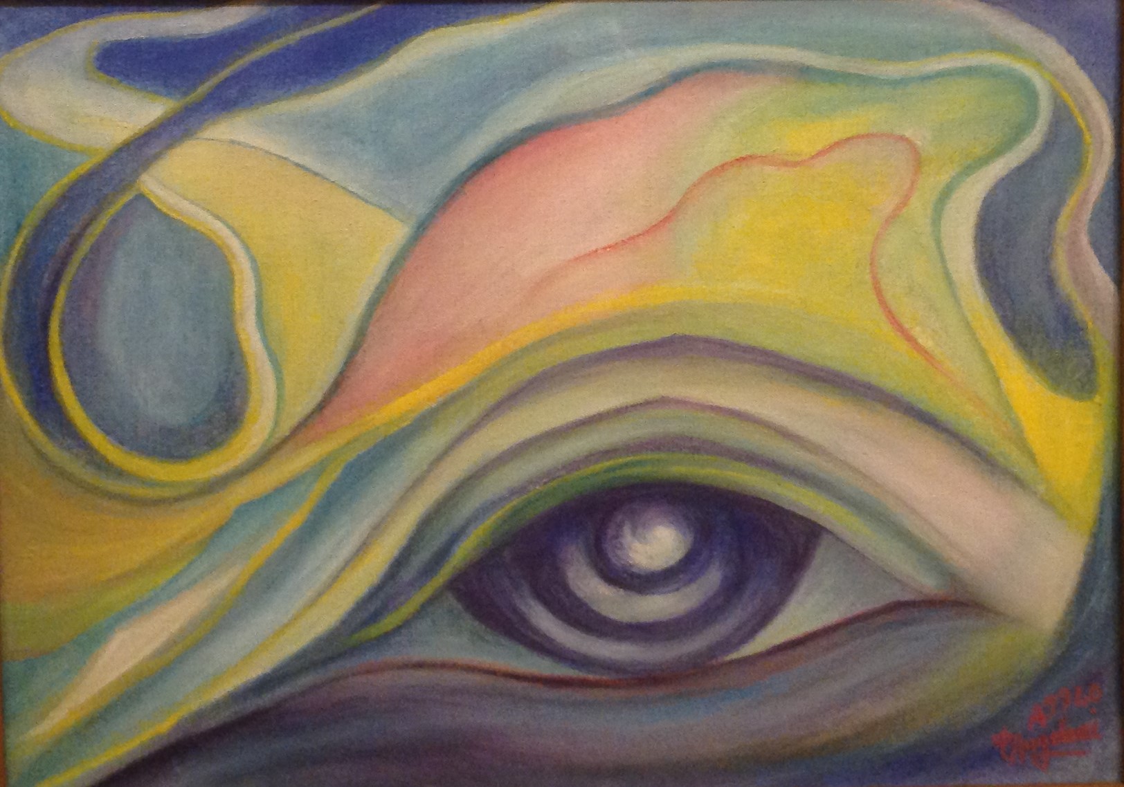 Leandra Angelucci Cominazzini, Risveglio (1940; olio su tela, 40 x 55 cm; Collezione privata)
