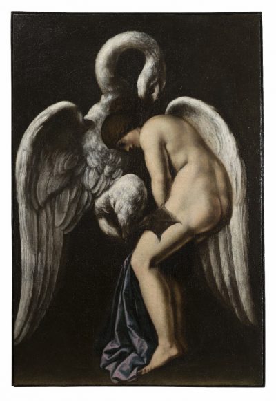 Battistello Caracciolo, Leda e il cigno (1630 circa; olio su tela; Collezione privata)
