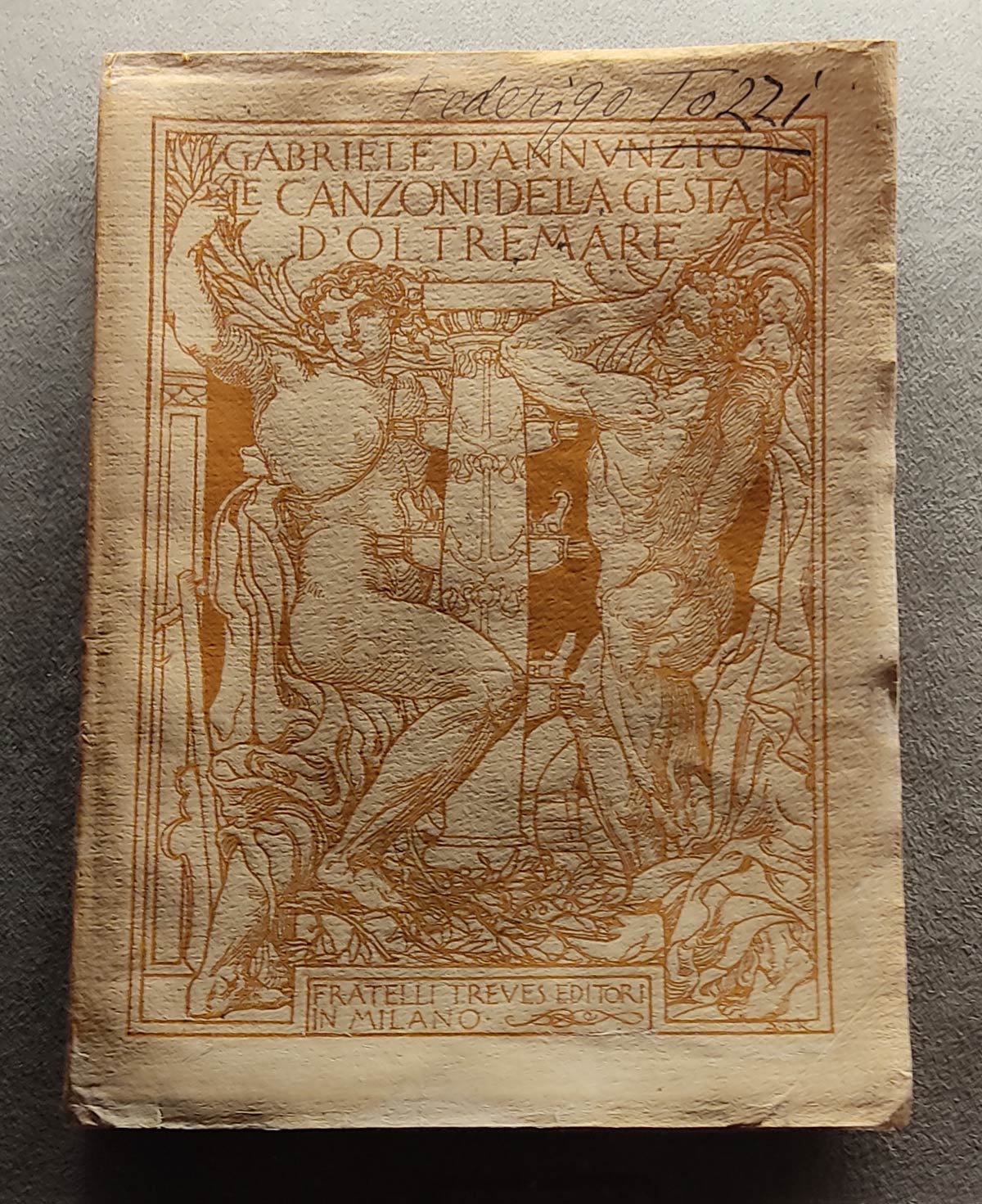 Una copia della Merope di Gabriele d'Annunzio appartenuta a Federigo Tozzi
 Una copia della Merope di Gabriele d'Annunzio appartenuta a Federigo Tozzi
