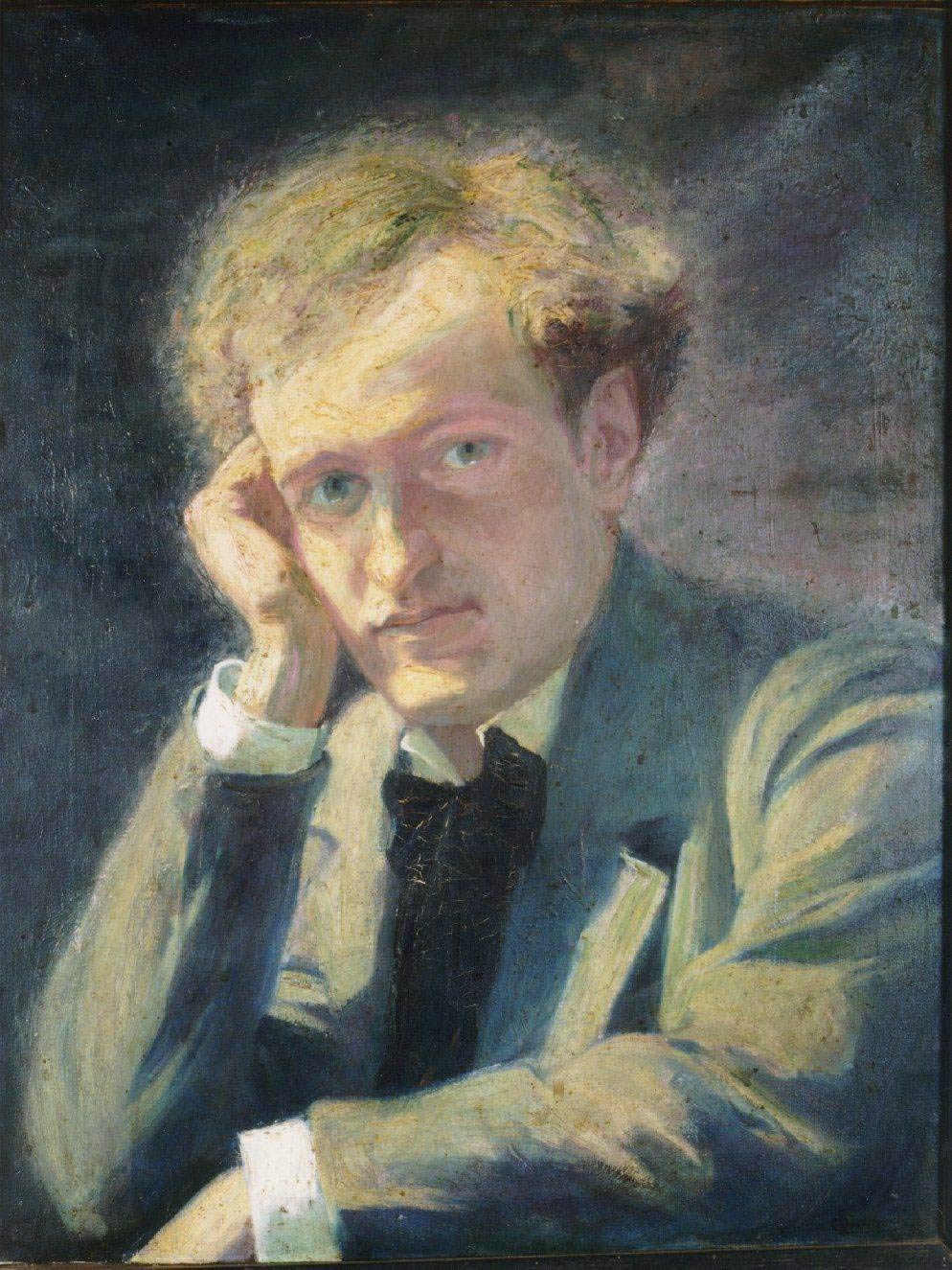 Ottorino Lorenzoni, Ritratto di Federigo Tozzi (1900 circa; olio su tela, 51 x 69 cm; Collezione privata)
 Ottorino Lorenzoni, Ritratto di Federigo Tozzi (1900 circa; olio su tela, 51 x 69 cm; Collezione privata)