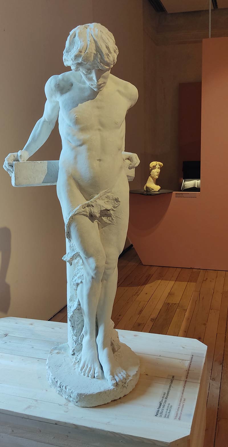 Patrizio Fracassi, La fiducia nella croce (1901; gesso, 166 x 67 x 69 cm; Siena, Museo Civico)
 Patrizio Fracassi, La fiducia nella croce (1901; gesso, 166 x 67 x 69 cm; Siena, Museo Civico)