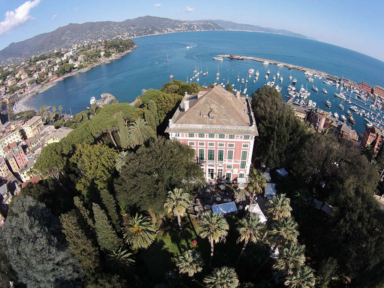 Villa Durazzo e il golfo. Foto Grandi Giardini
