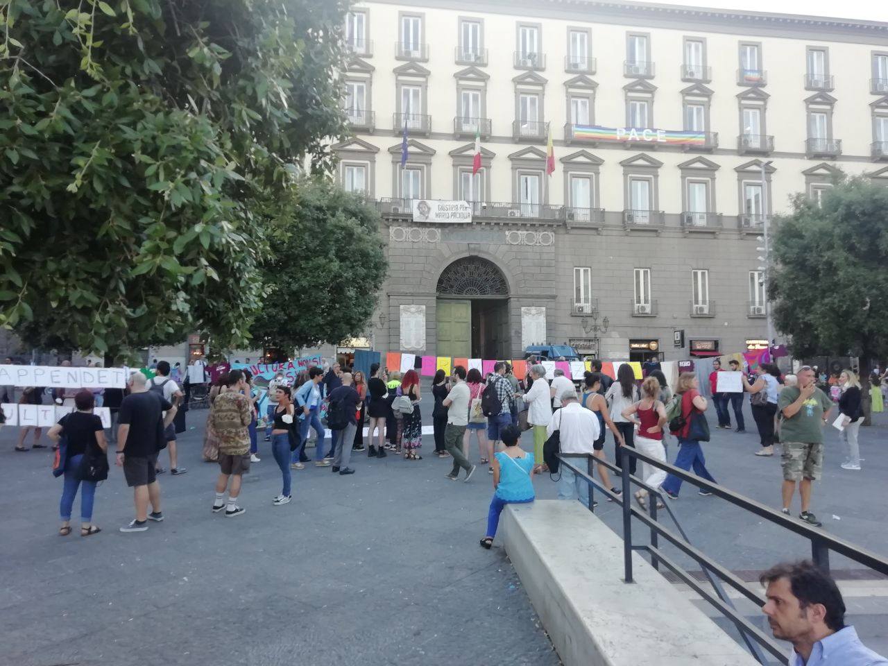 Le proteste a Napoli
 Le proteste a Napoli