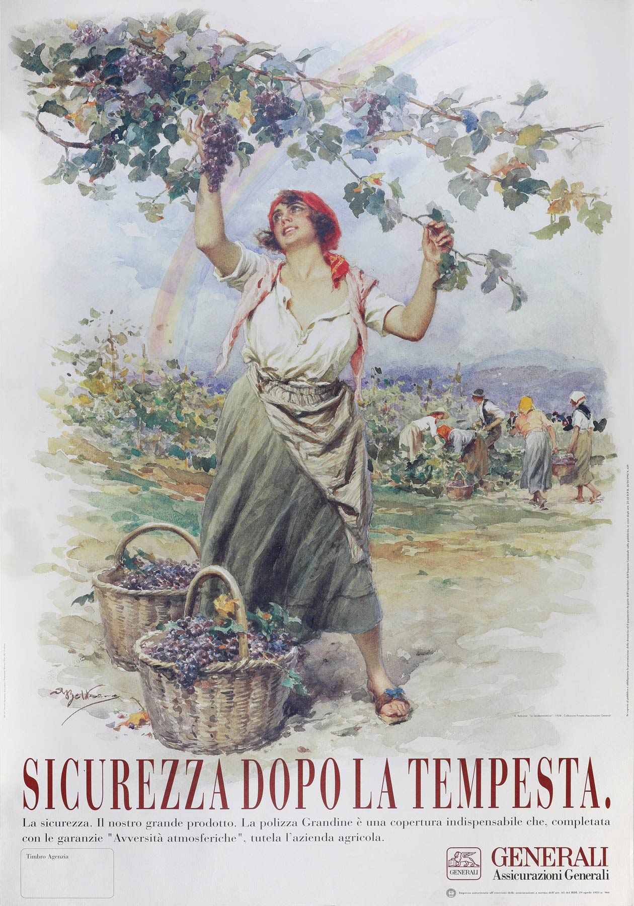 Achille Beltrame, La raccolta dell'uva (1923)
