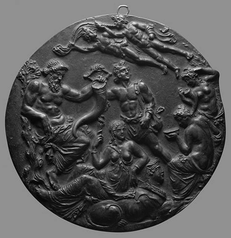 Giovanni de' Bernardi, Tazza Farnese (XVI secolo; bronzo; New Haven, Yale University Art Gallery)
