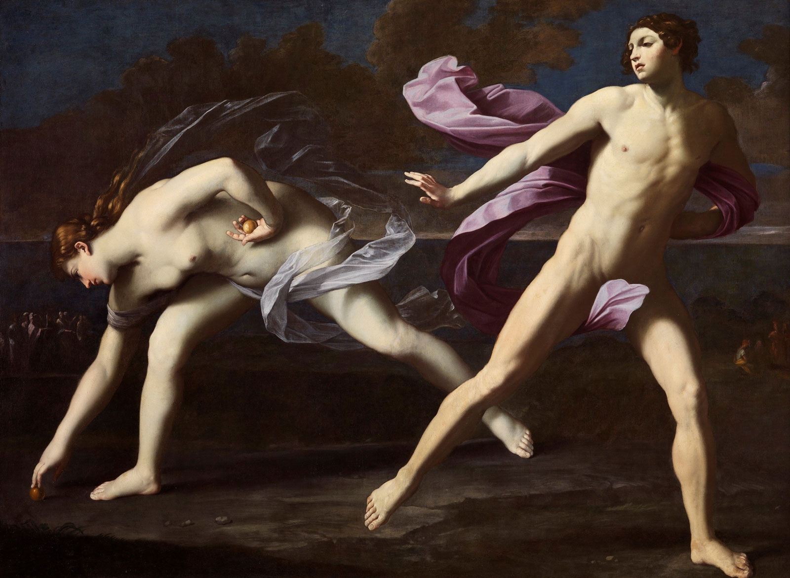 Guido Reni, Atalanta e Ippomene (1615-1618 circa; olio su tela, 192 x 264 cm; Napoli, Museo e Real Bosco di Capodimonte)
