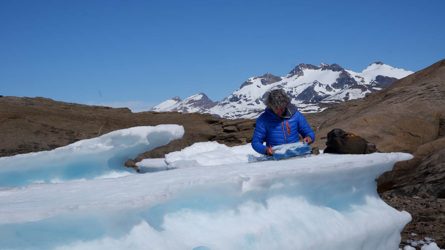 Roberto Ghezzi al lavoro in Groenlandia
 Roberto Ghezzi al lavoro in Groenlandia
