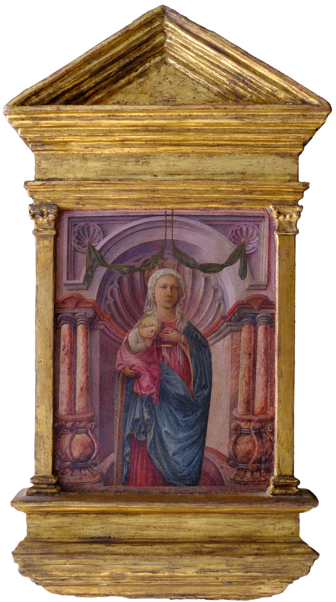 Filippo Lippi, Madonna col Bambino (1430-1435; tempera su tavola, 29 x 22,5 cm; Collezione privata)

