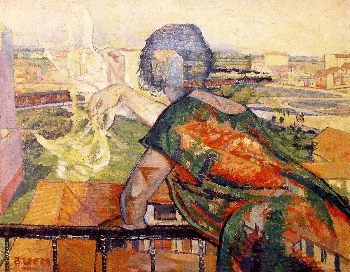 Anselmo Bucci, L'addio (1917; olio su tela, 90 x 112 cm; Collezione privata)