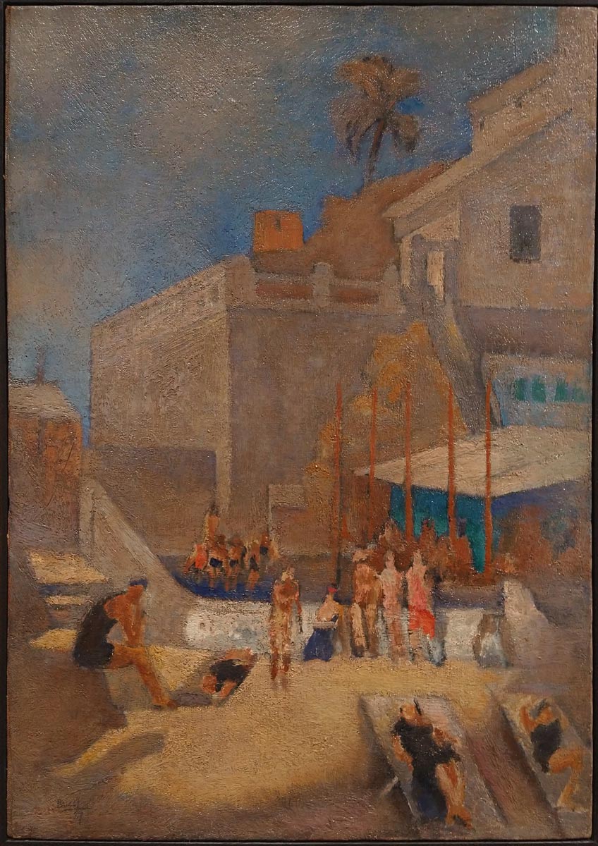 Anselmo Bucci, Il mio studio a Parigi (1935; olio su tela, 92 x 73 cm; Collezione privata)