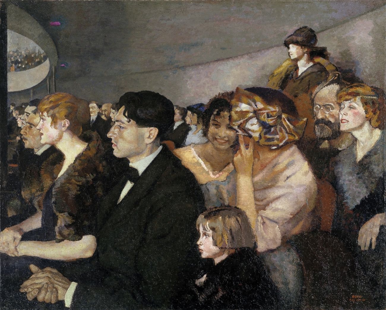 Anselmo Bucci, Odeon (1919-1920; olio su tela, 101 x 123 cm; Collezione privata)