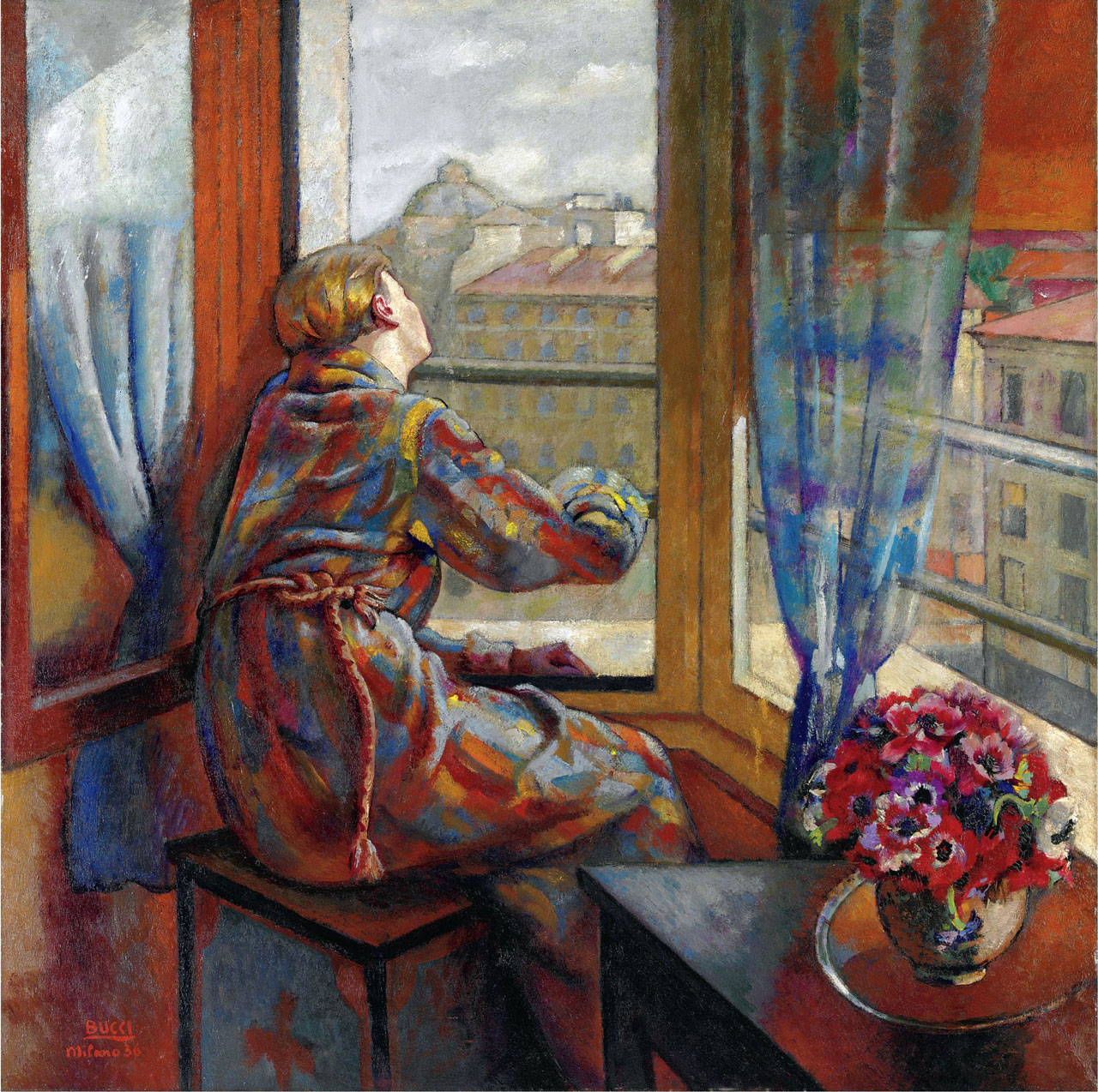 Anselmo Bucci, Primavera (1936; olio su tela, 162 x 162 cm; Collezione privata)