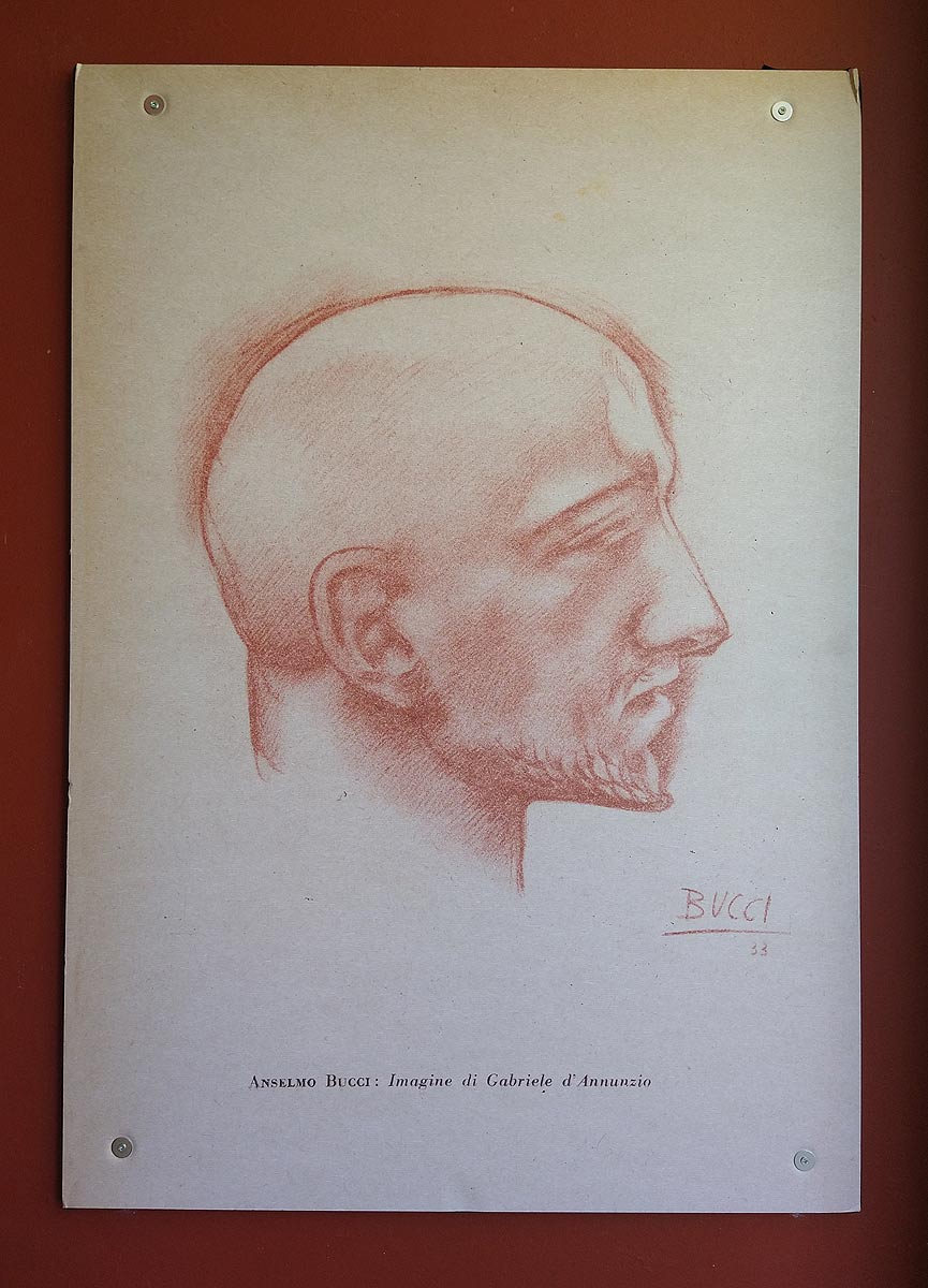 Allestimenti della mostra Anselmo Bucci. Ritorno al Vittoriale