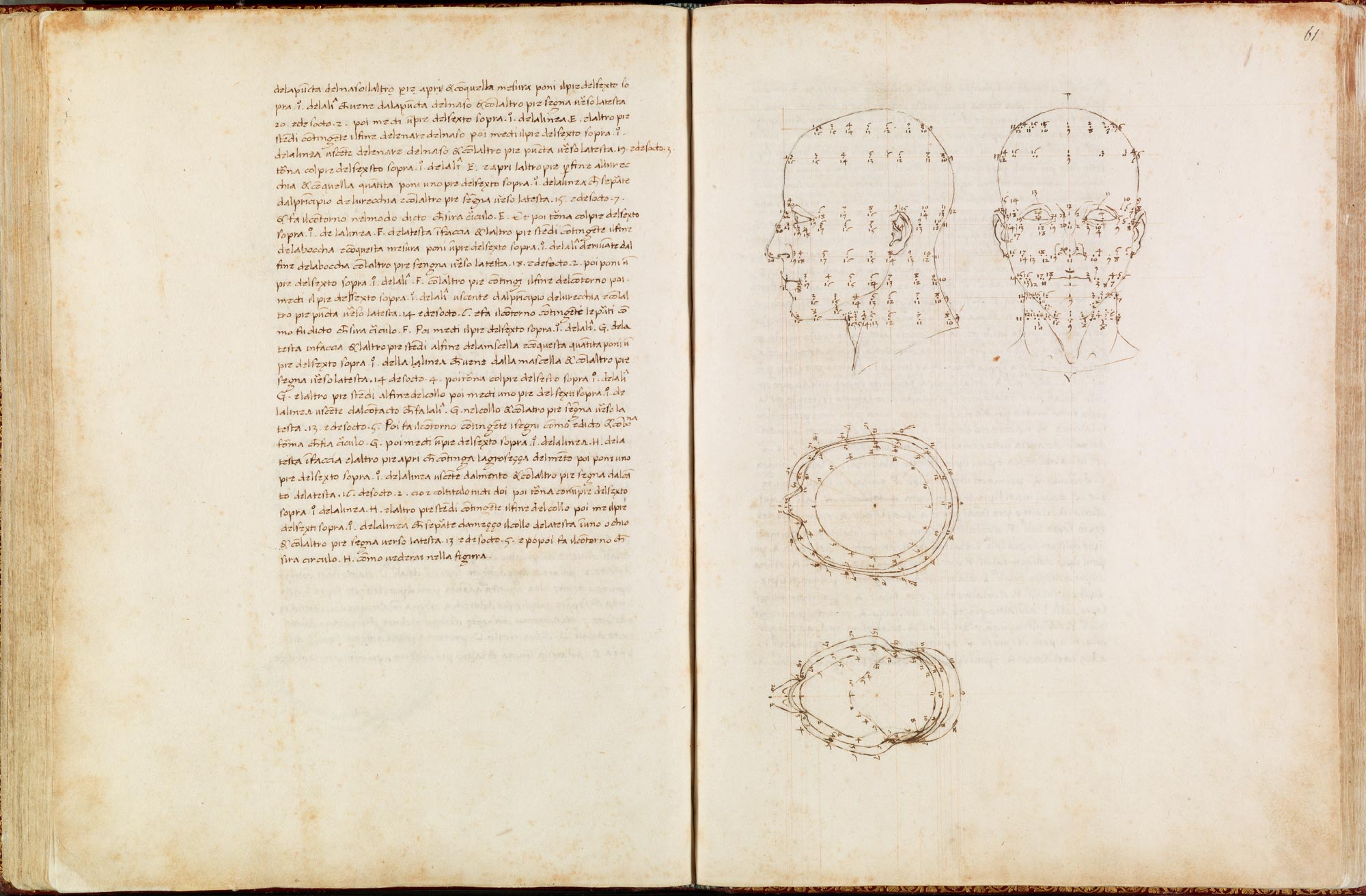 Piero della Francesca, De Prospectiva Pingendi (1474-1477; manoscritto; Parma, Biblioteca Palatina, Ms. Parm. 1576)