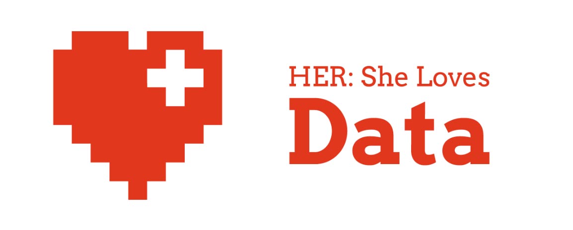 Logo del progetto HER-She Loves Data (2013) Logo del progetto HER-She Loves Data (2013)