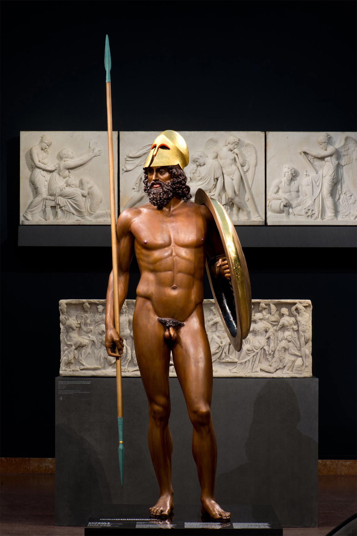 Bronze Hypothèse de reconstitution proposée par le projet de recherche sur la polychromie du Liebieghaus de Francfort, Brinkmann & Koch-Brinkmann