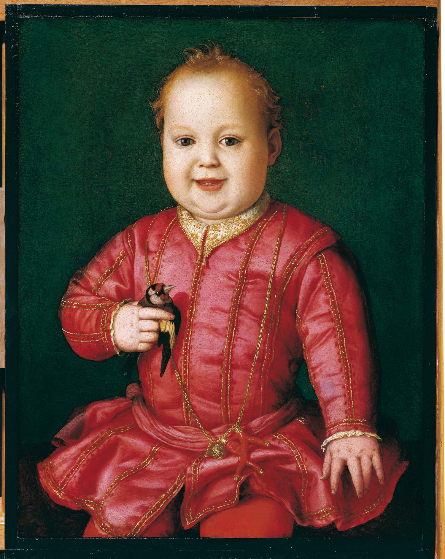 Bronzino, Ritratto di Giovanni de' Medici (1545; olio su tavola, 58 x 45,4 cm; Firenze, Gallerie degli Uffizi)