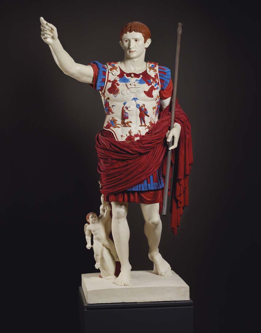 Ricostruzione dell'Augusto di Prima Porta a colori (di Vinzenz Brinkmann)
 Ricostruzione dell'Augusto di Prima Porta a colori (di Vinzenz Brinkmann)