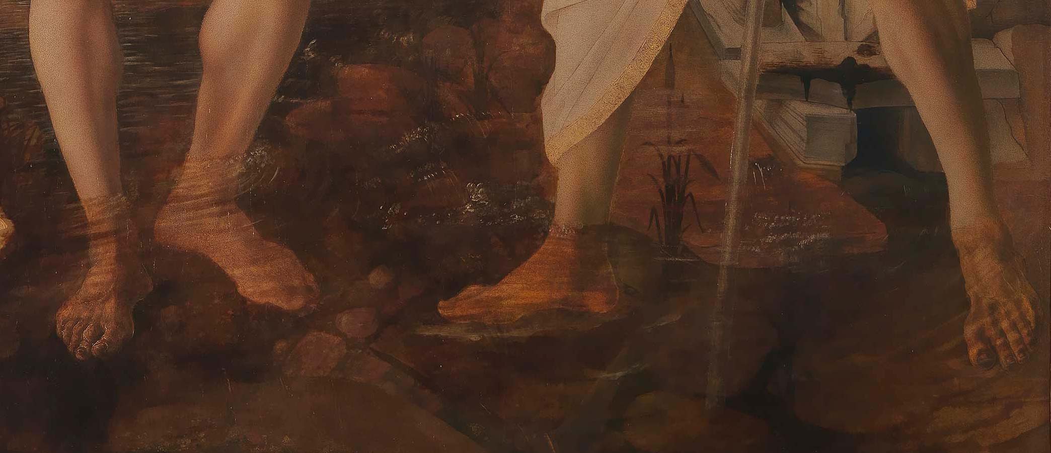 I piedi di Cristo e del Battista