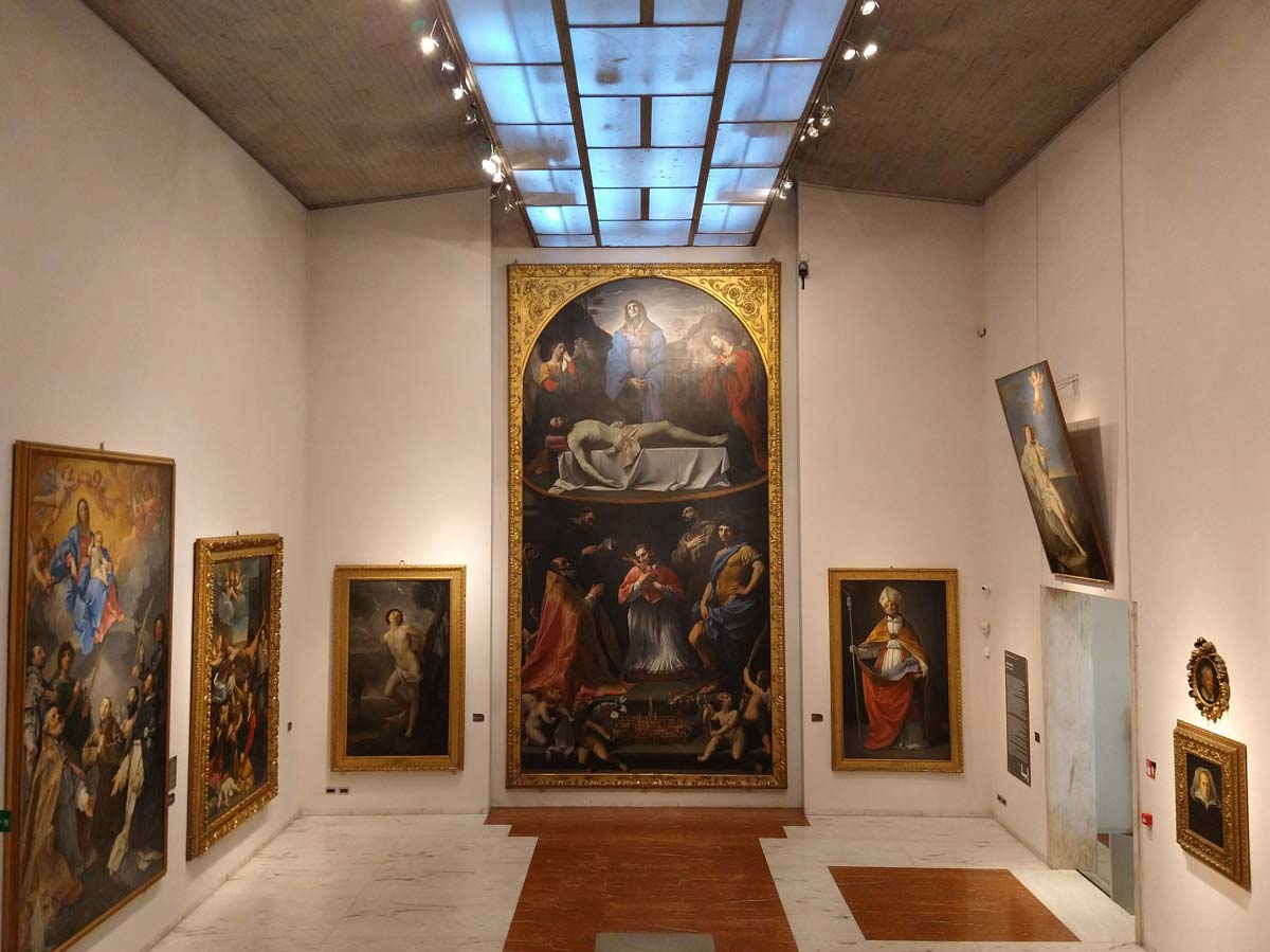 Sala Guido Reni alla Pinacoteca Nazionale di Bologna