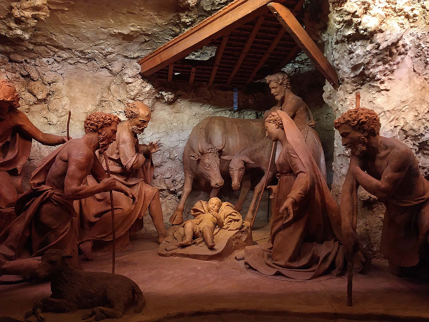 Antonio Begarelli, Presepe, dettaglio